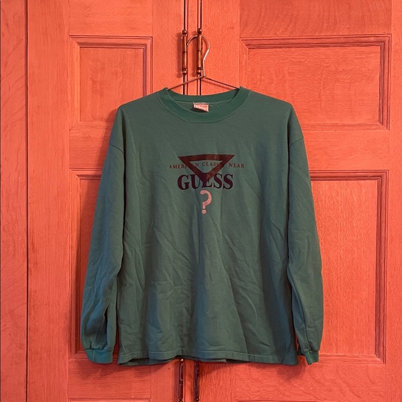 Guess Teal Women’s Sweatshirt - Picture 2 of 4